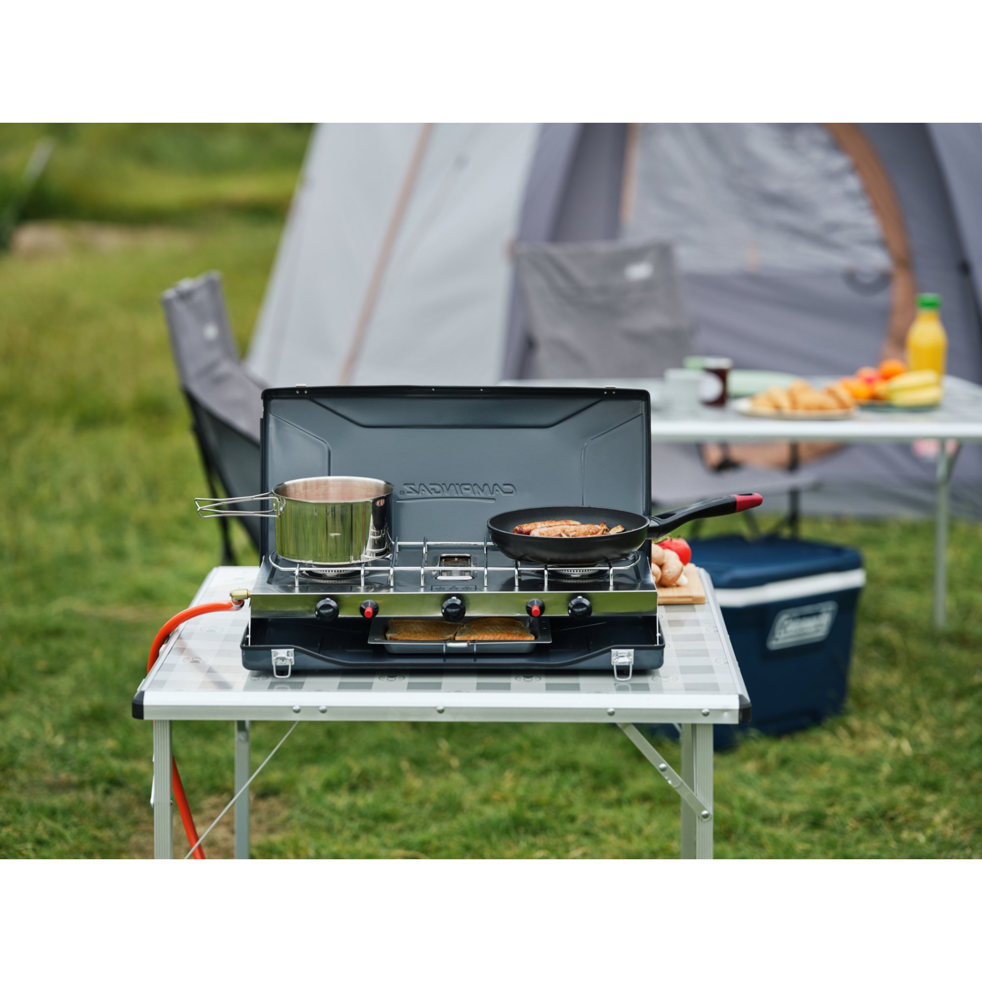 Camping Chef DLX Stainless Infrared Gas Stove Campingaz UK